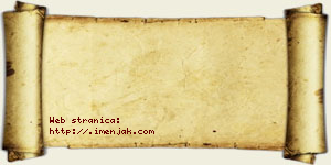 Rafailo Stanojev vizit kartica